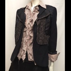 Philosophy Navy Wool Blazer